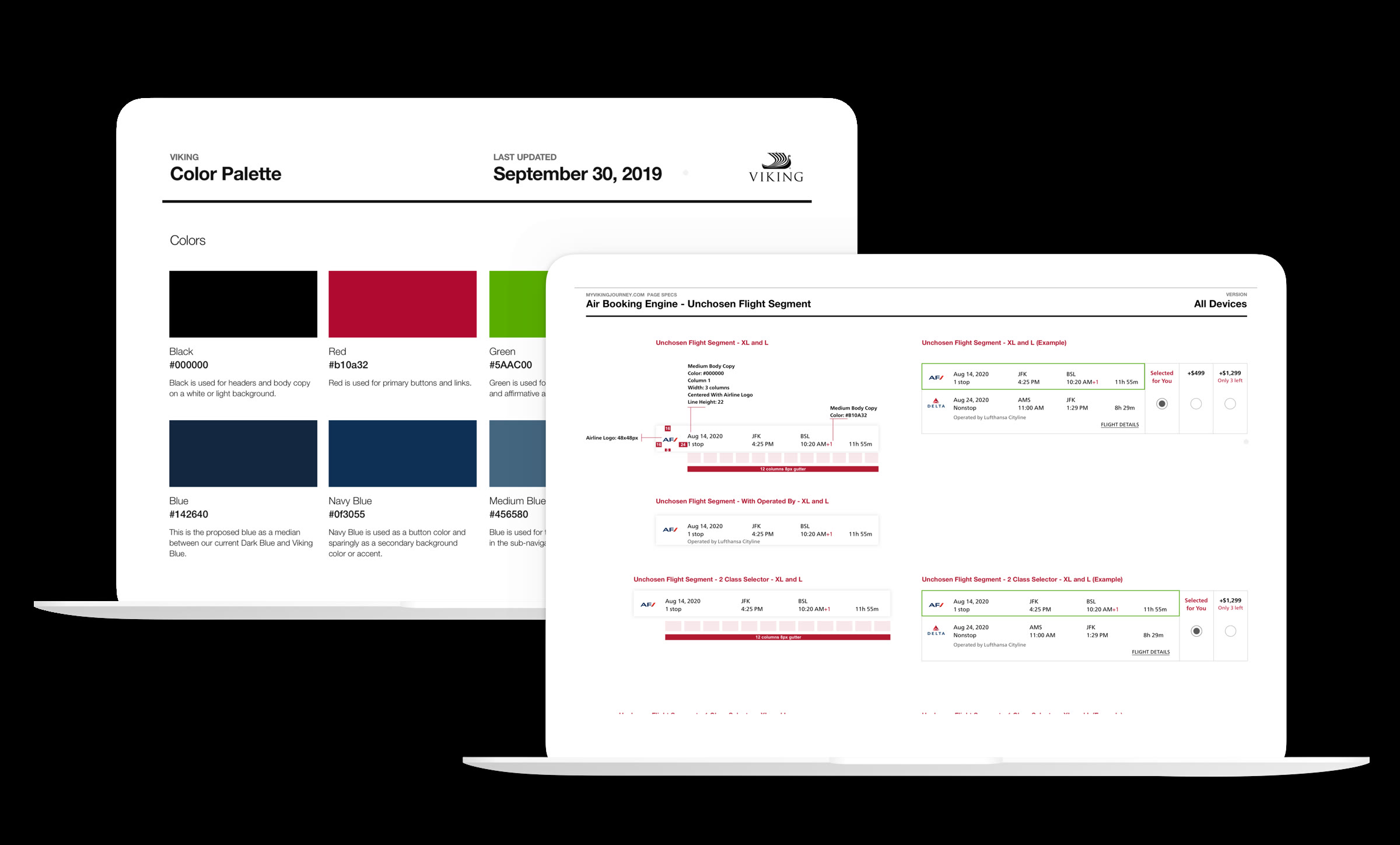 Atomic design system components for Viking Cruises: buttons, inputs, and token primitives